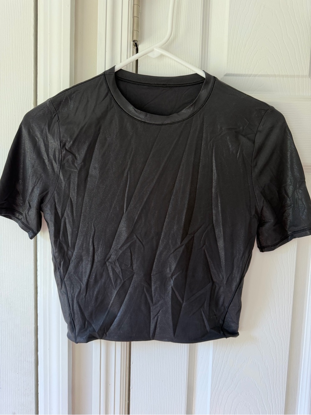 Wundermost shimmer crop tshirt